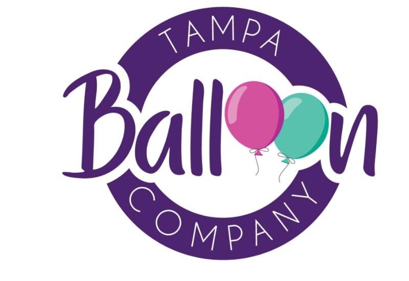 Tampa Balloon Company circular badge logo with two balloons forming the O