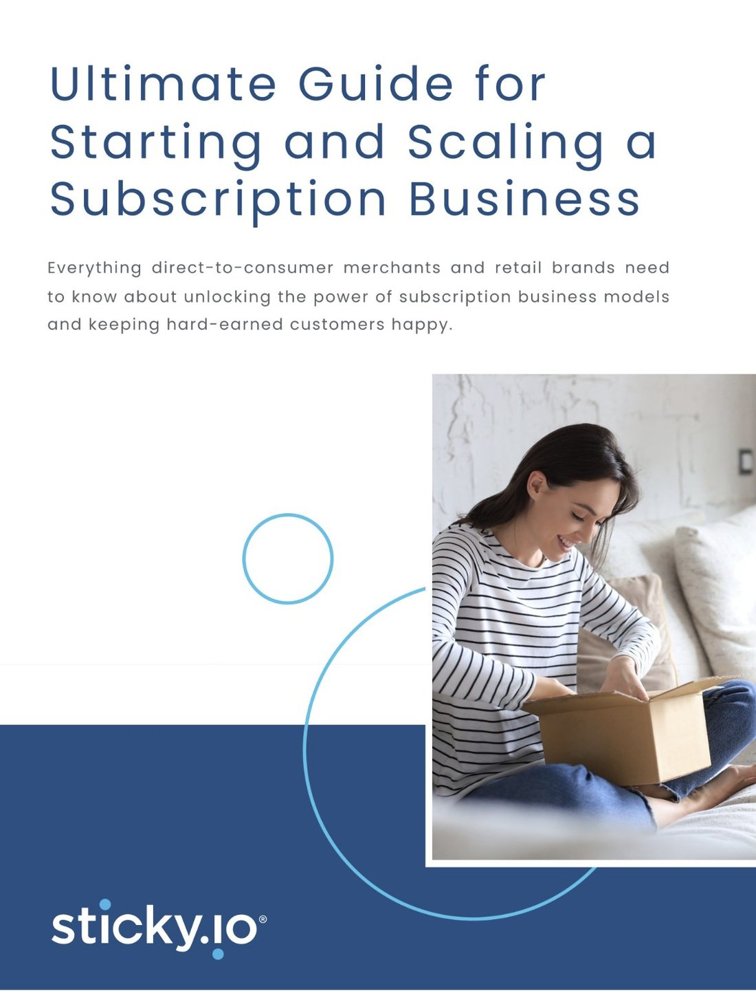 sticky.io Ultimate Guide PDF cover design